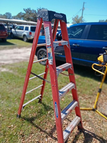 Werner red fiberglass frame - red,